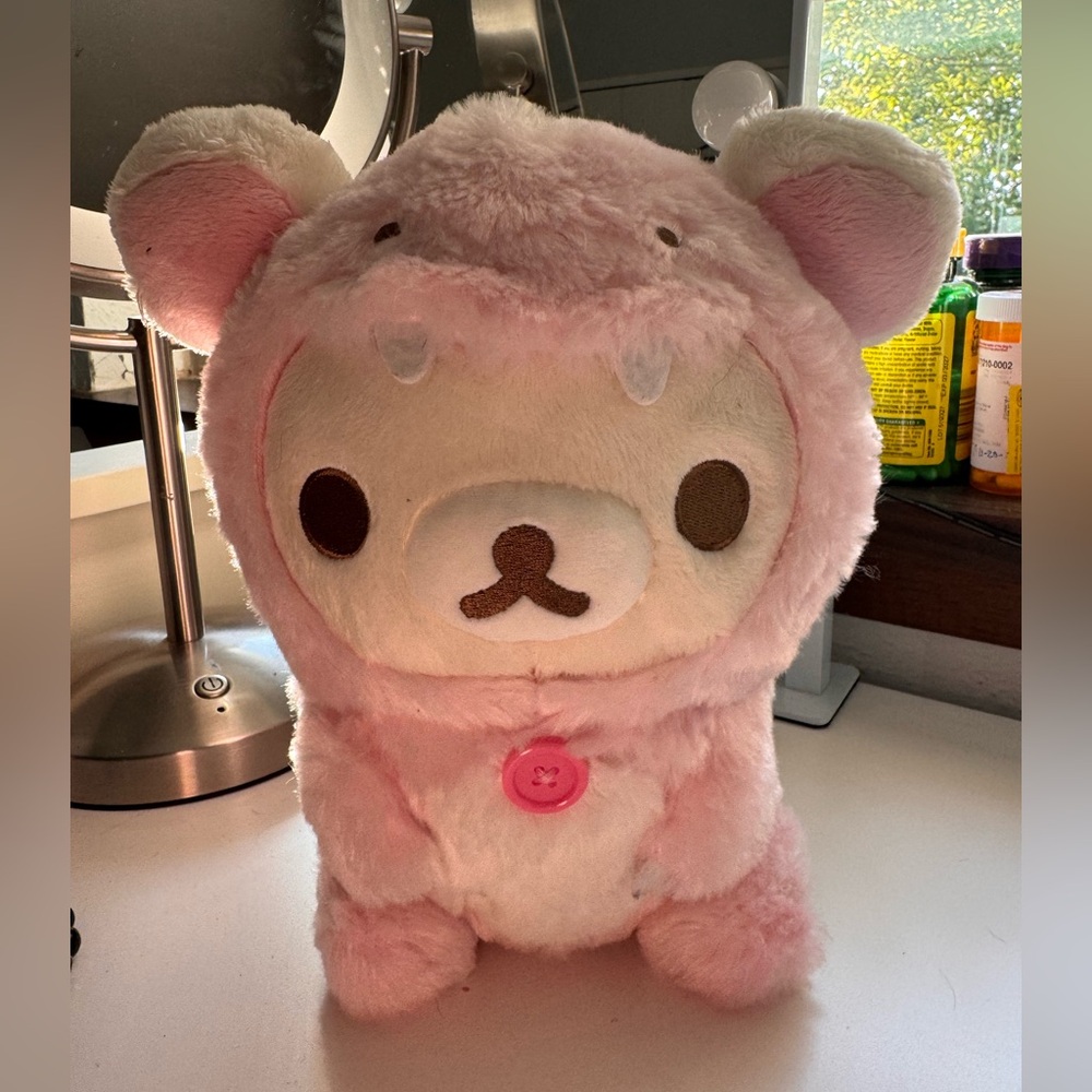 Rilakkuma Brown and Cream Bear Plush